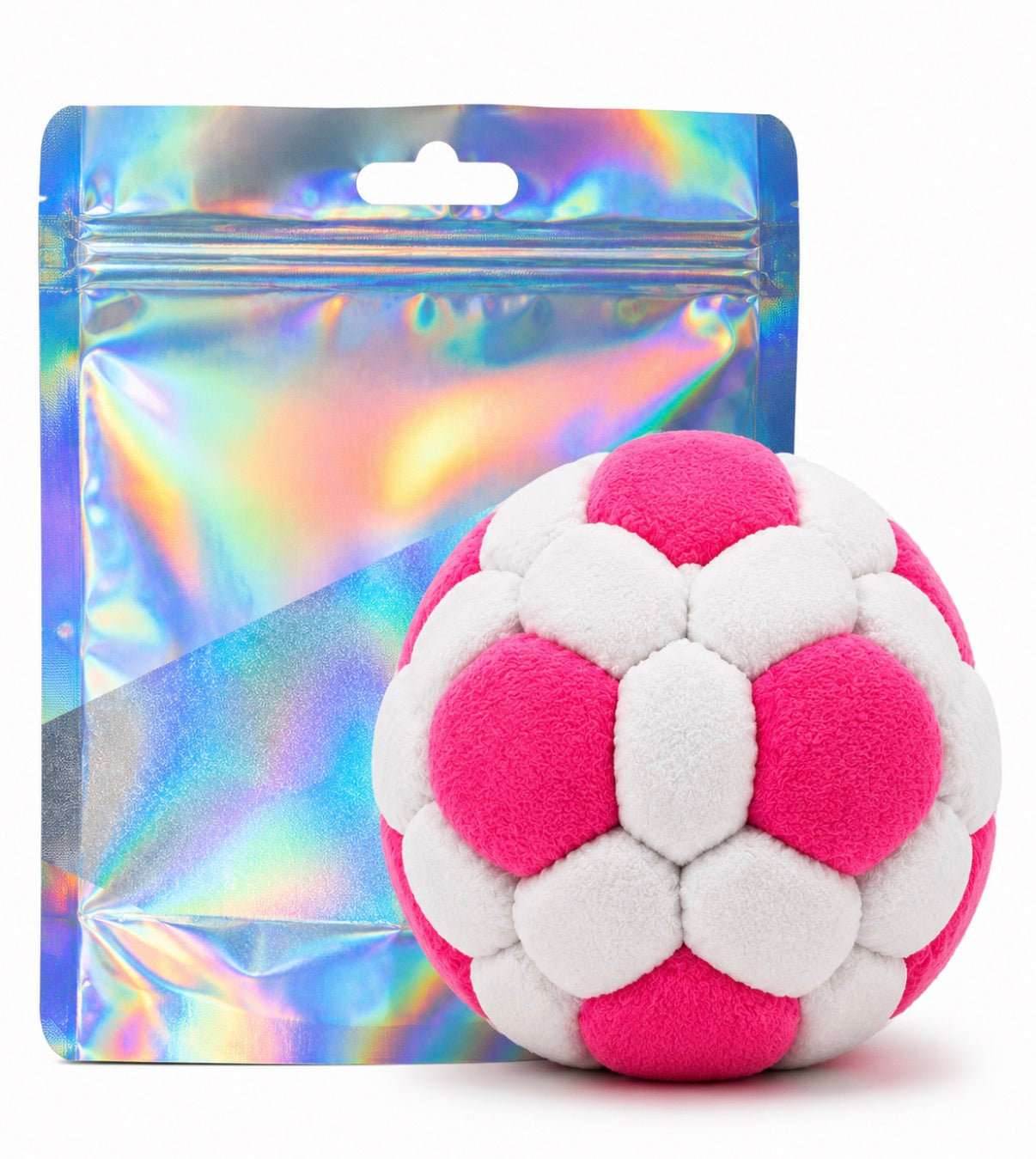 Pink puff 32 panel hoggysack
